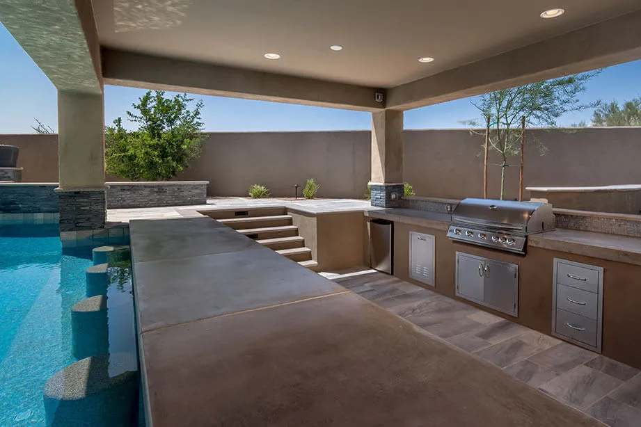 Barbeque Area amenity image at Samana Mykonos Signature