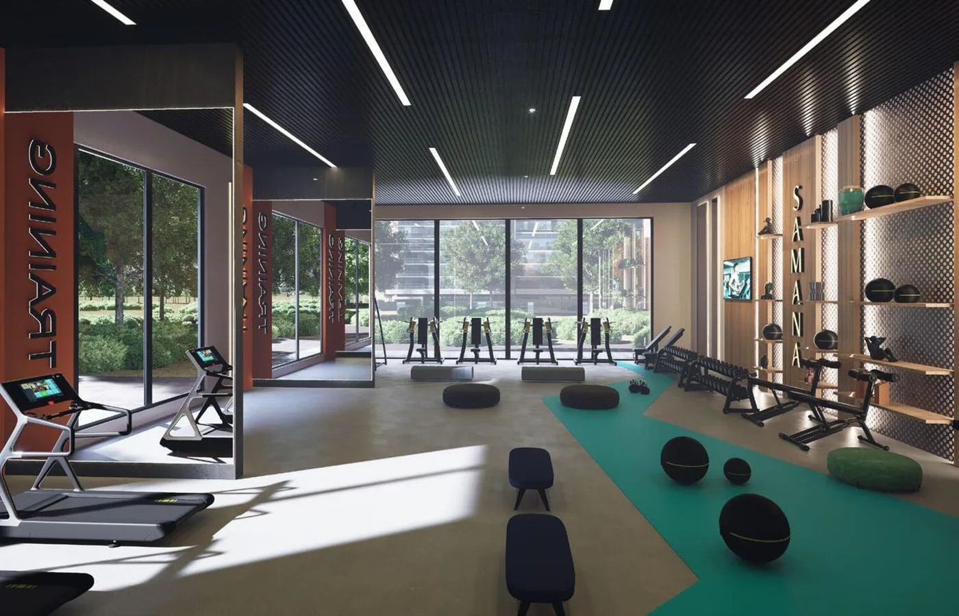 Gym amenity image at Samana Ocean Bay