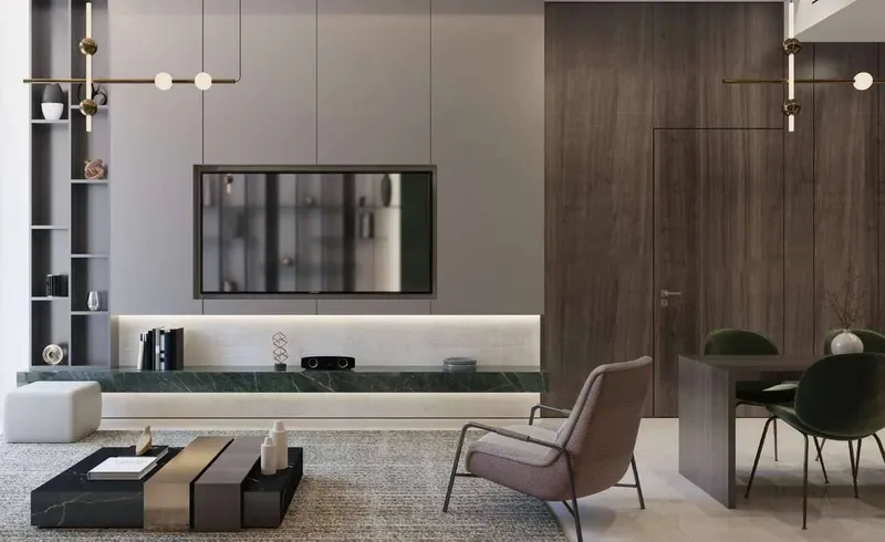Interior at Samana Park Meadows in Dubailand Residence Complex Dubai