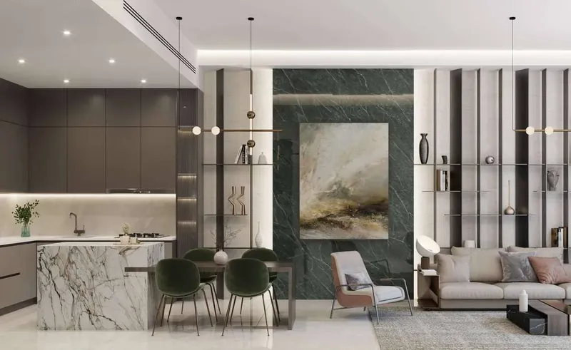 Interior at Samana Park Meadows in Dubailand Residence Complex Dubai