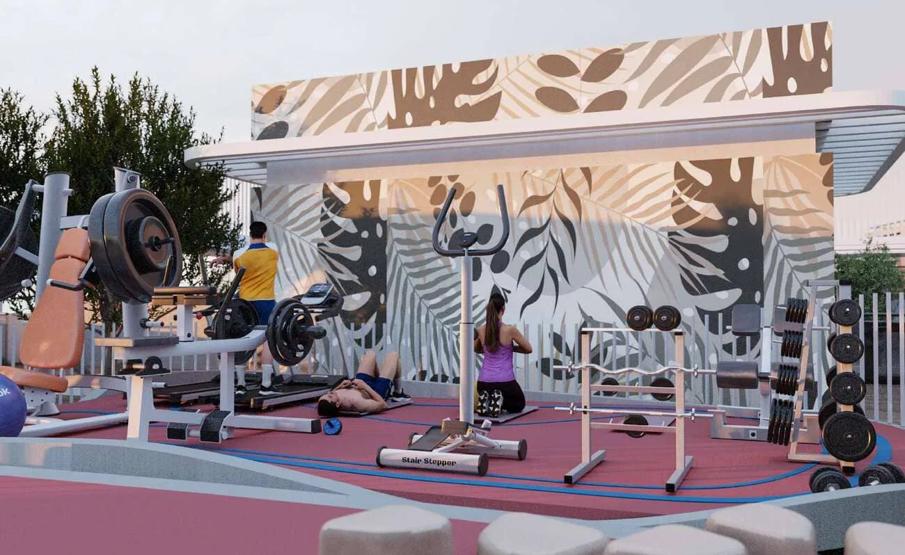 Outdoor Gym amenity image at Samana Park Meadows