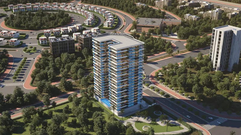 Exterior at Samana Parkville in Dubailand Residence Complex Dubai