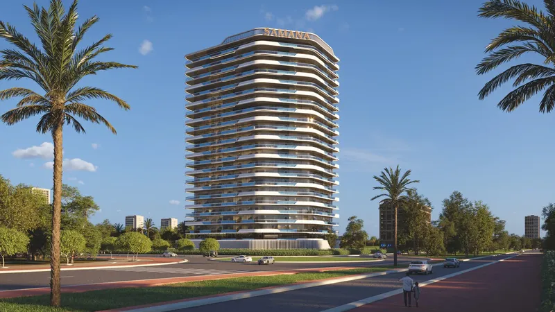 Exterior at Samana Parkville in Dubailand Residence Complex Dubai