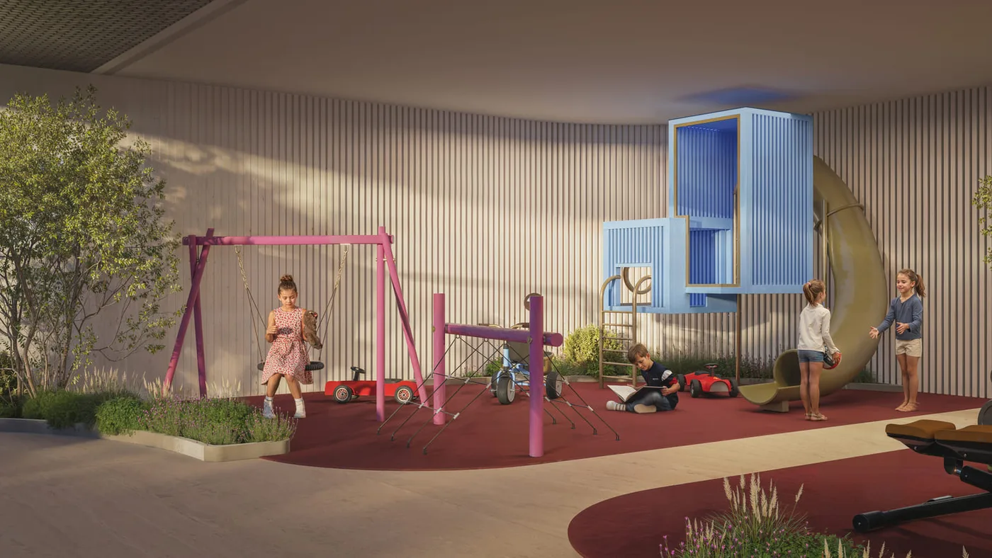 Kids’ Play Area amenity image at Samana Parkville