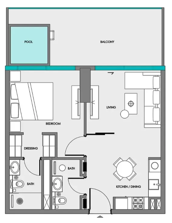 Samana Samana Portside floor plan