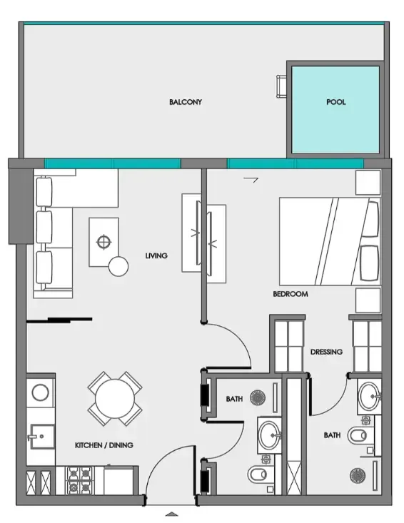 Samana Samana Portside floor plan