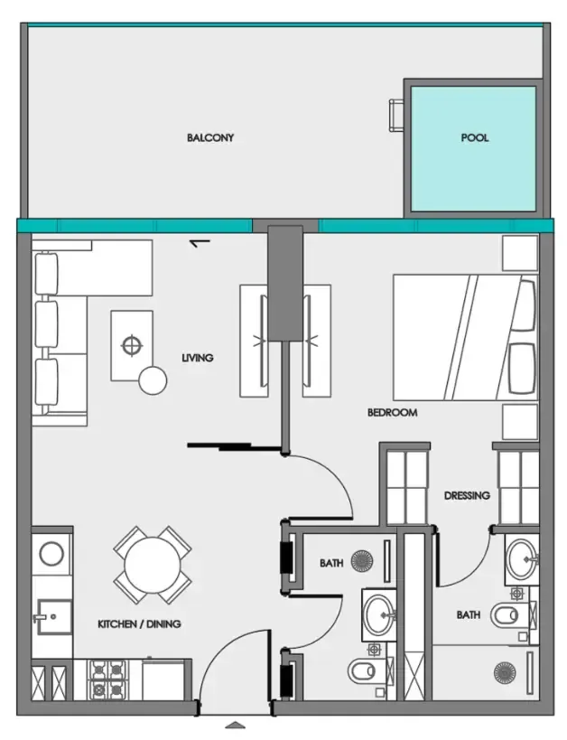 Samana Samana Portside floor plan