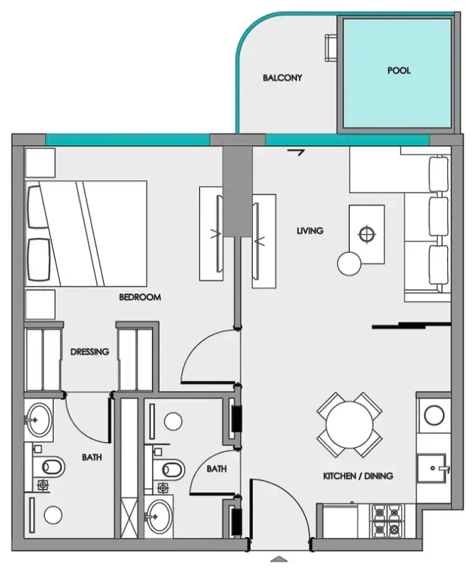 Samana Samana Portside floor plan