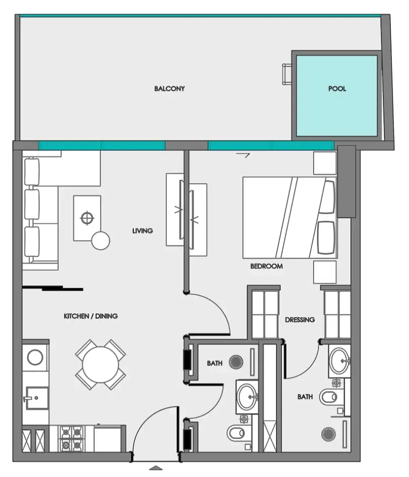 Samana Samana Portside floor plan