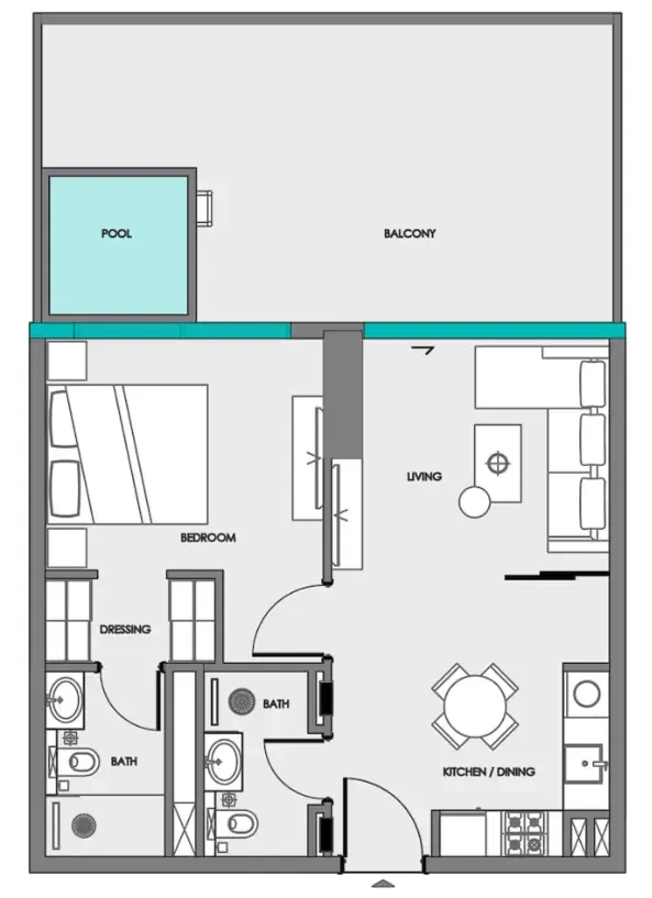 Samana Samana Portside floor plan