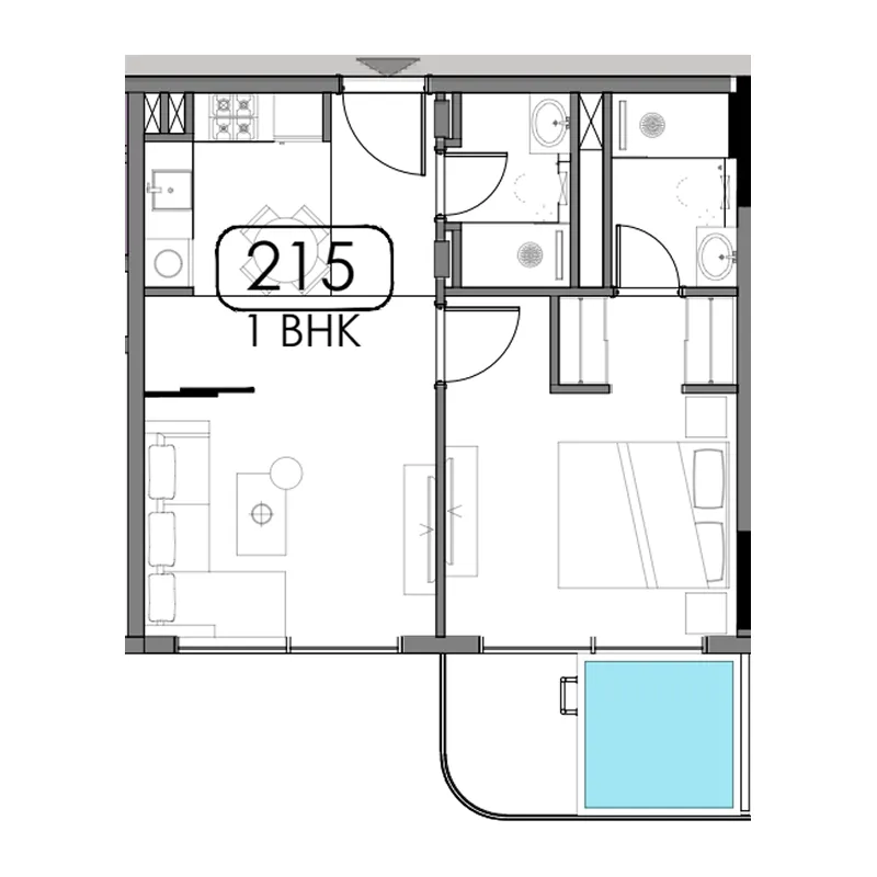 Samana Samana Portside floor plan