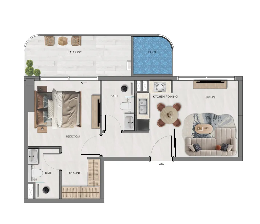 Samana Samana Portside floor plan