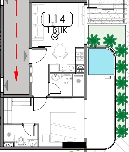 Samana Samana Portside floor plan