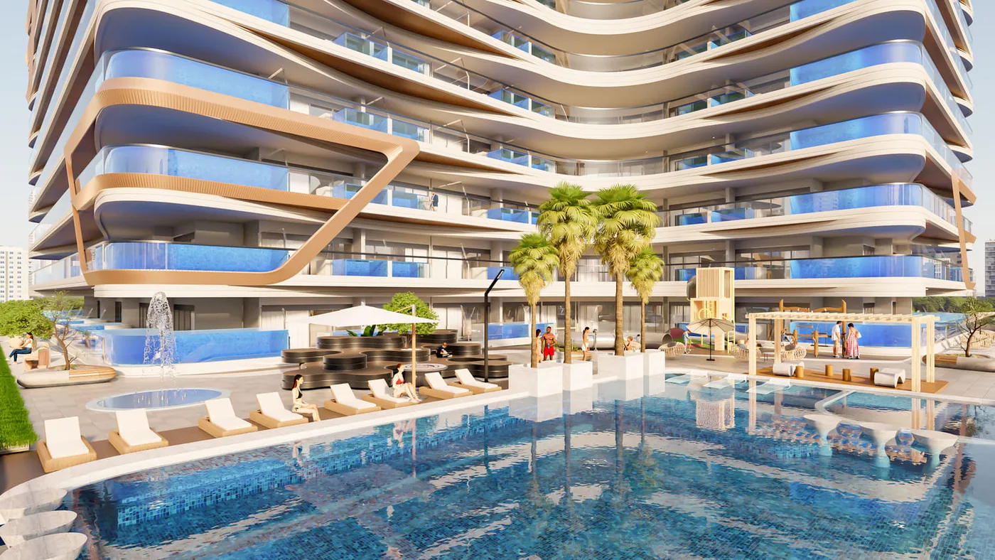 2 Pools amenity image at Samana Skyros