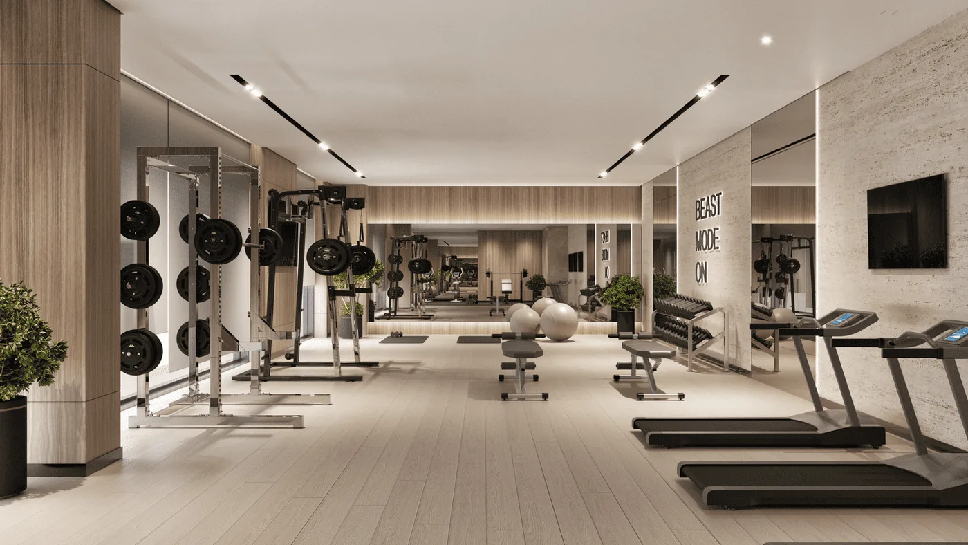 Gym amenity image at Samana Skyros