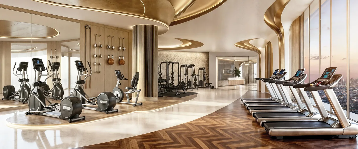Fitness Centre amenity image at Shahrukhz By Danube