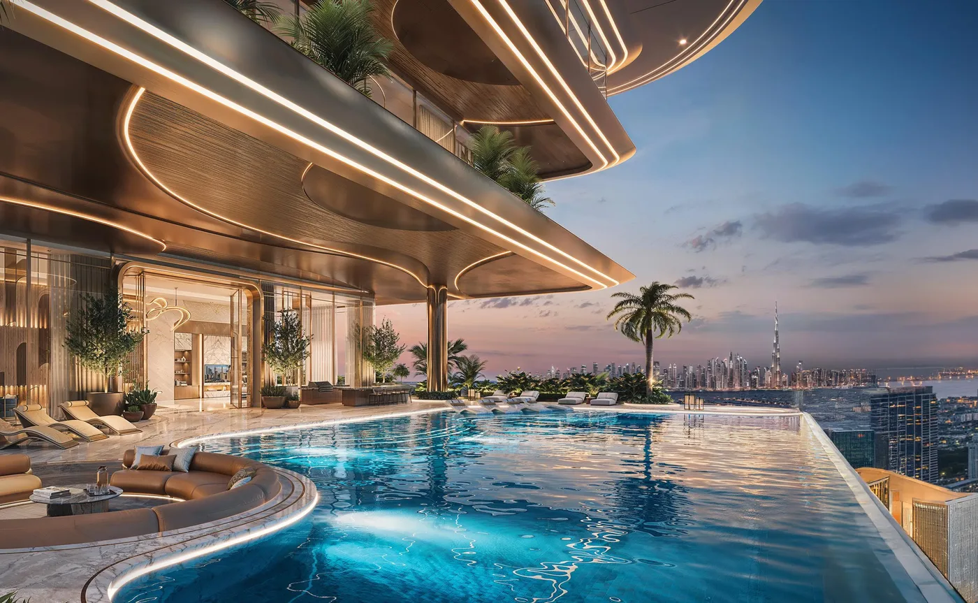 Sky Pool amenity image at Shahrukhz By Danube