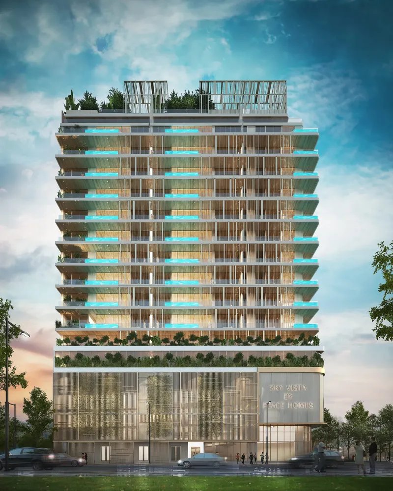 Exterior at Sky Vista in JVC (Jumeirah Village Circle) Dubai
