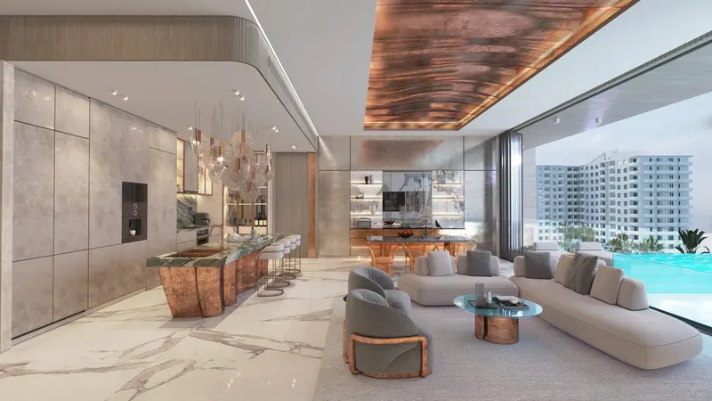 Interior at Sky Vista in JVC (Jumeirah Village Circle) Dubai