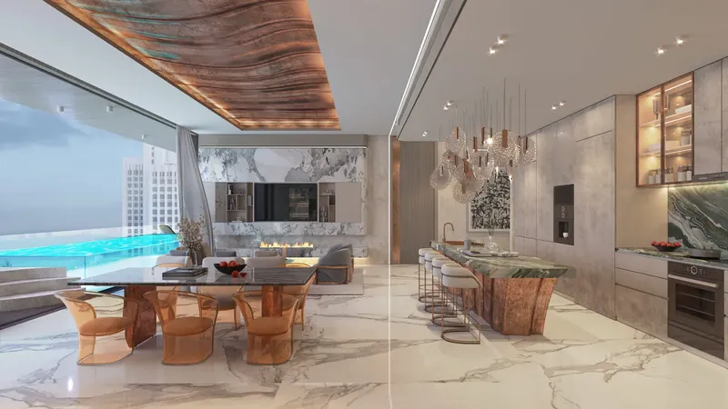 Interior at Sky Vista in JVC (Jumeirah Village Circle) Dubai