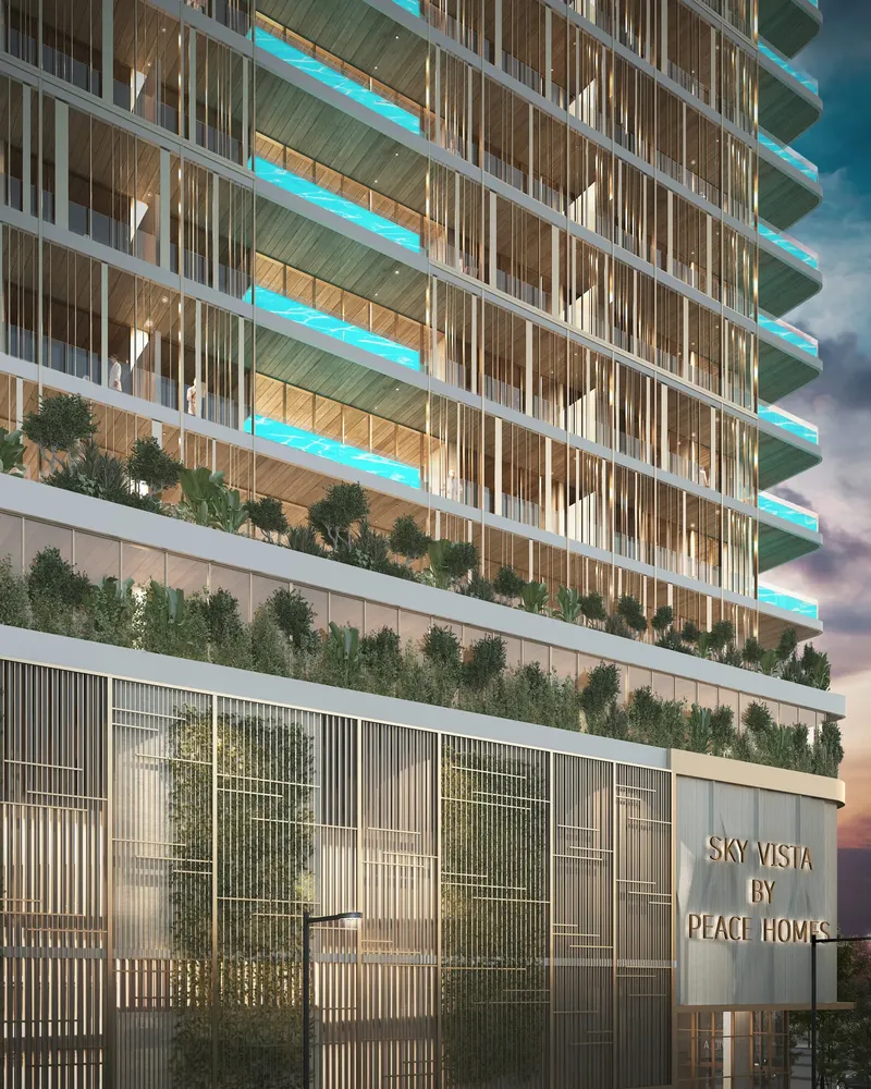 Exterior at Sky Vista in JVC (Jumeirah Village Circle) Dubai