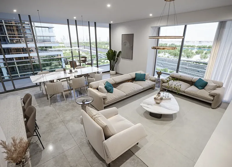 Interior at Sobha One in Ras Al Khor Dubai