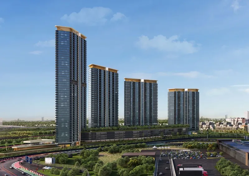 Exterior at Sobha Solis in Dubai Motor City Dubai
