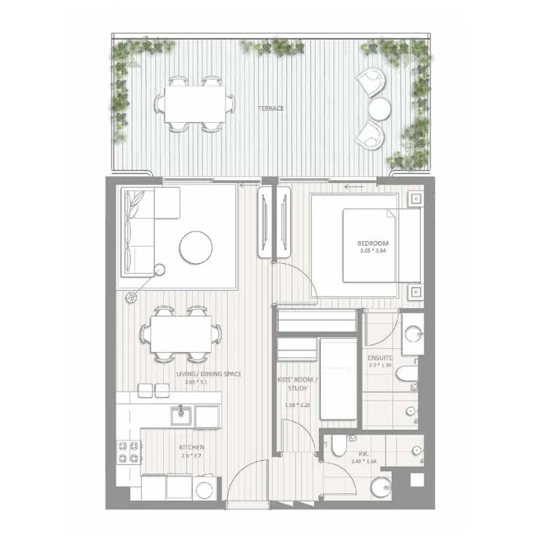 SOL Properties SOL Terra Gardens floor plan
