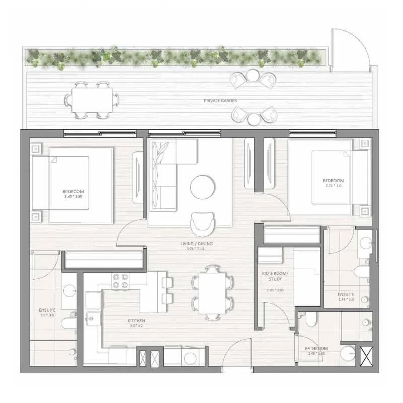 SOL Properties SOL Terra Gardens floor plan