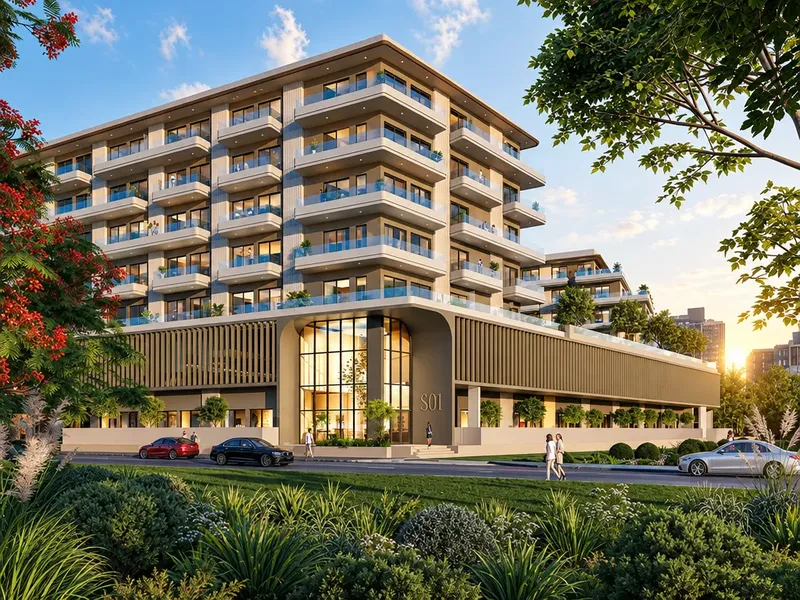 Exterior at SOL Terra Gardens in JVC (Jumeirah Village Circle) Dubai