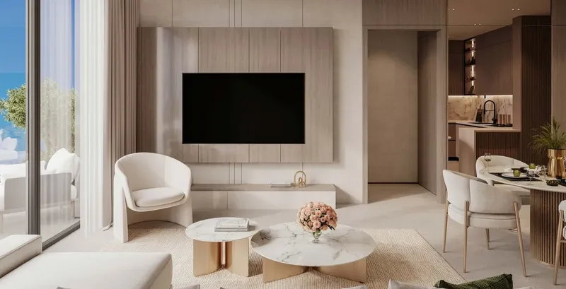 Interior at Sola Residences in Jebel Ali Village Dubai