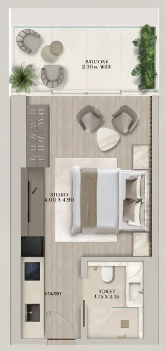 Al Huzaifa Properties Soléva Beach Residences floor plan