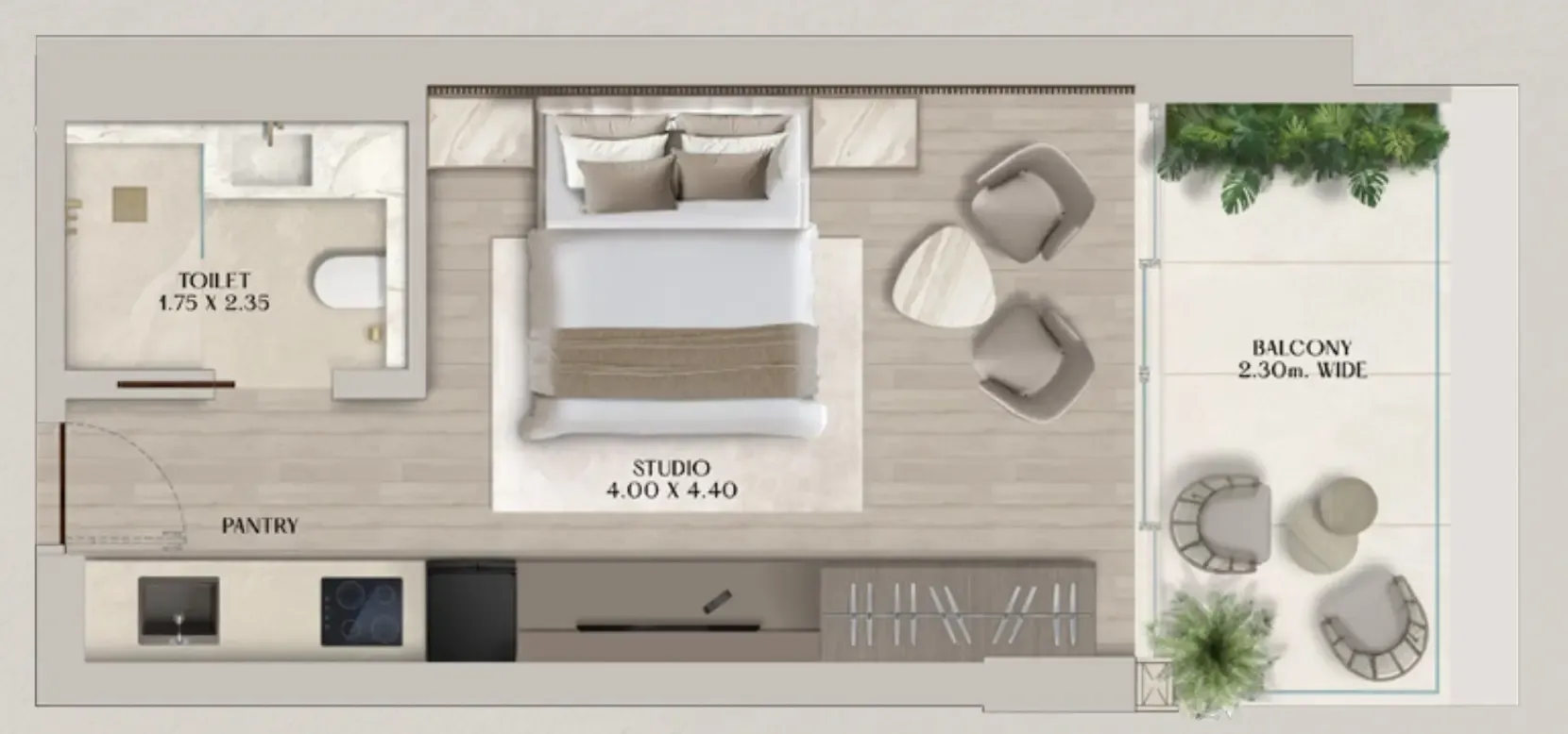 Al Huzaifa Properties Soléva Beach Residences floor plan
