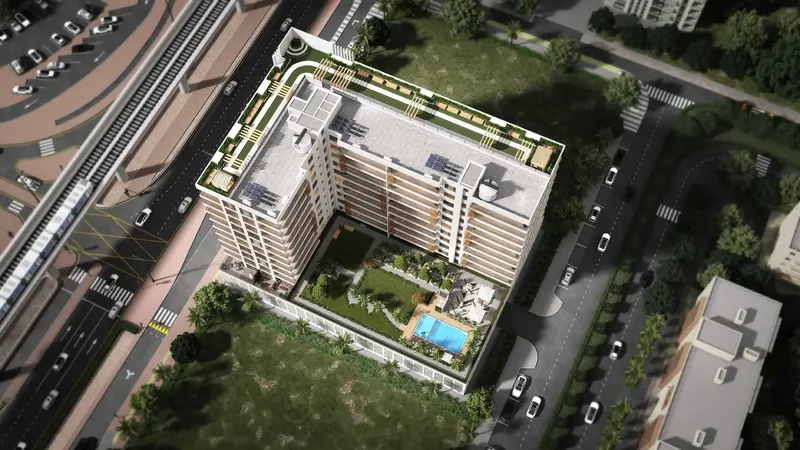Exterior at Sunbliss Residences in Al Furjan Dubai