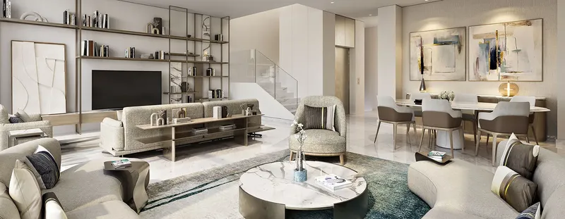 Interior at Takaya in Dubai Motor City