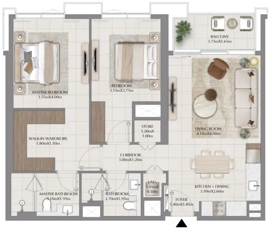 Emaar Terra Woods floor plan