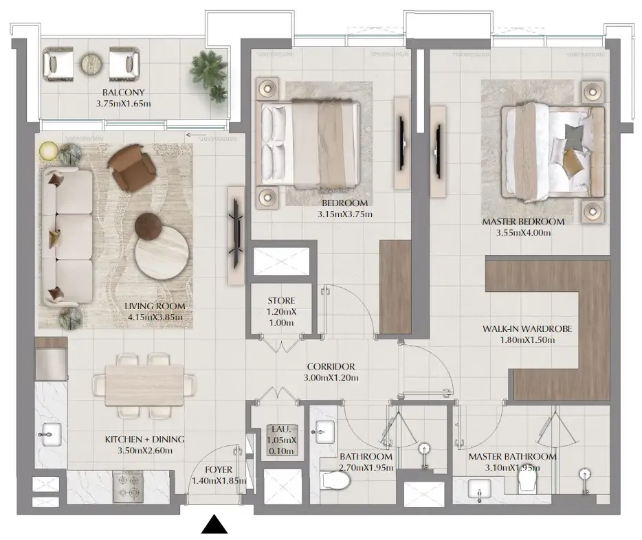 Emaar Terra Woods floor plan