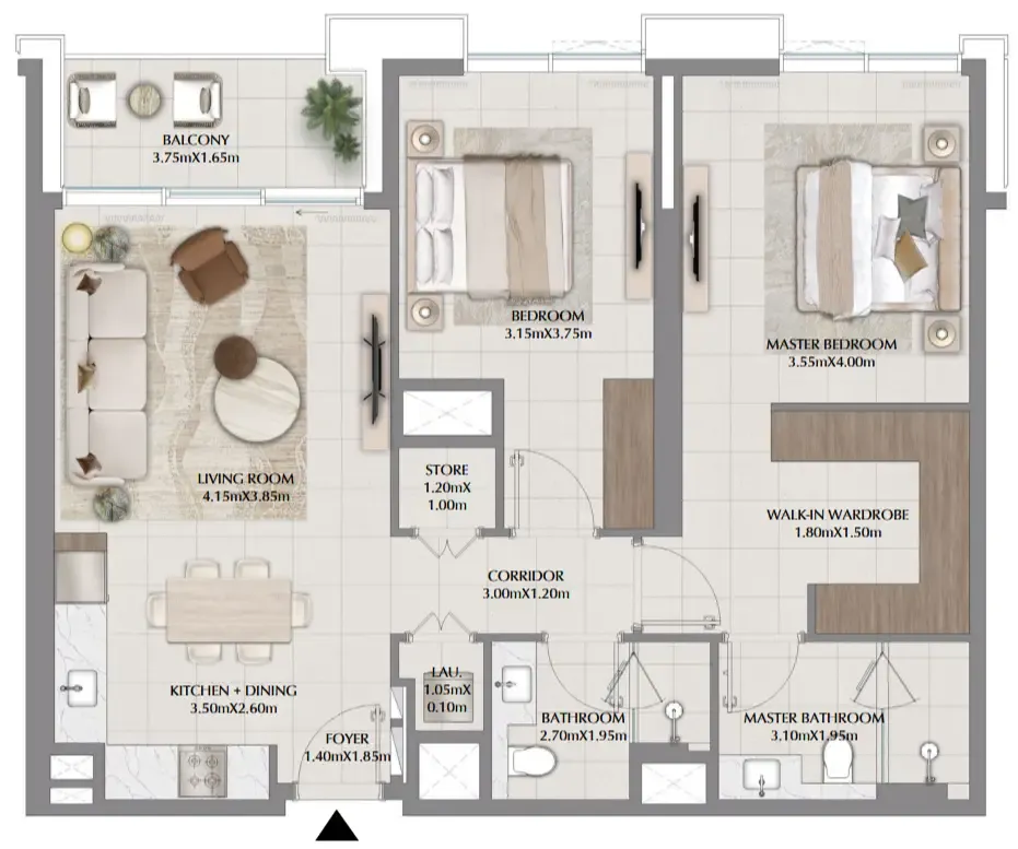 Emaar Terra Woods floor plan