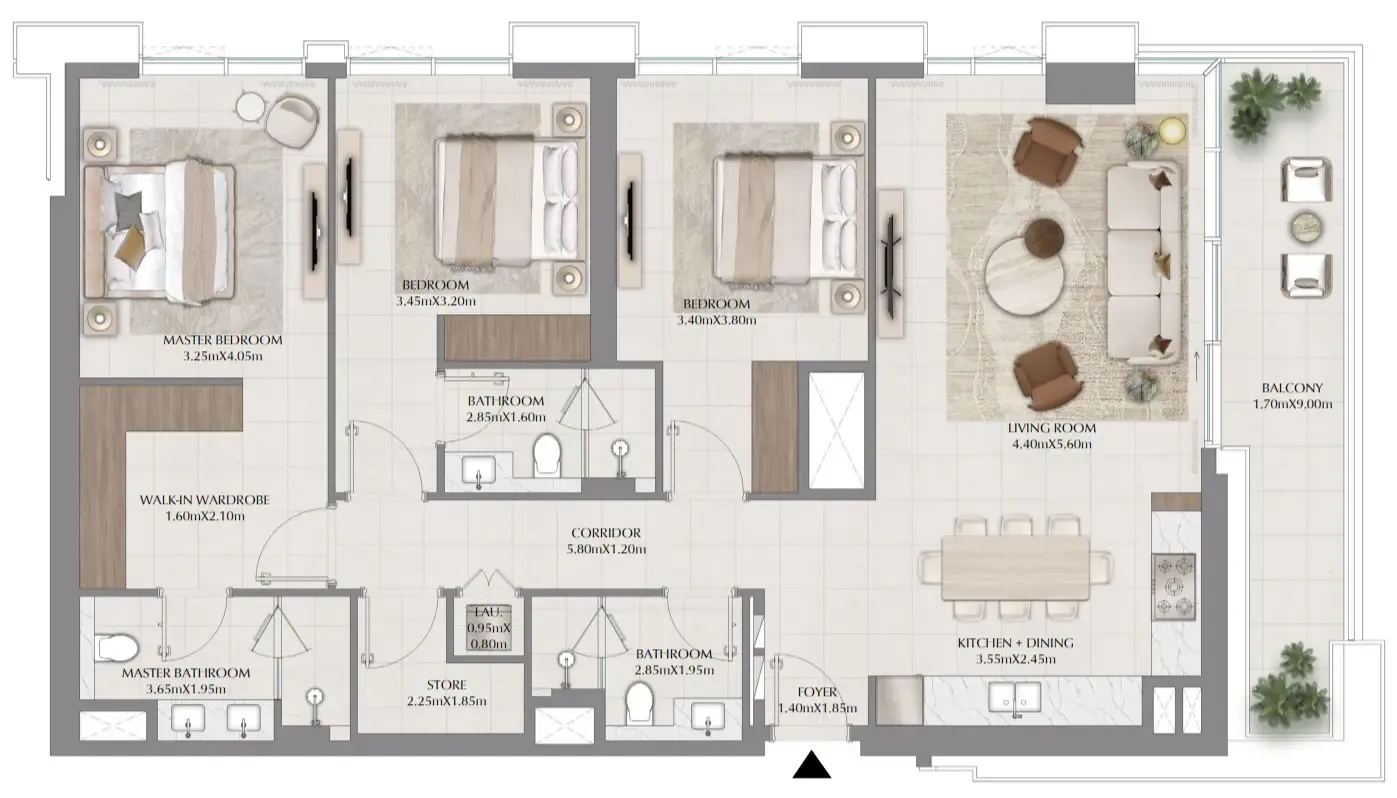 Emaar Terra Woods floor plan