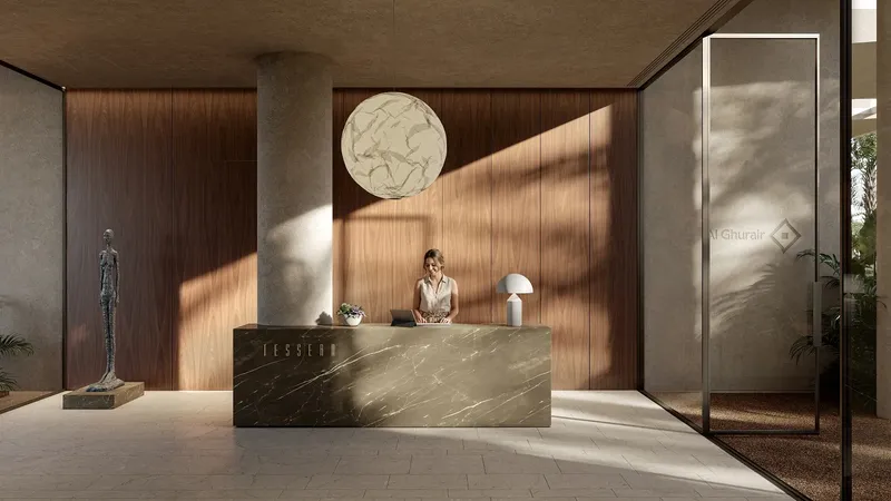 Lobby at Tessera – Al Ghurair in Dubai South Dubai