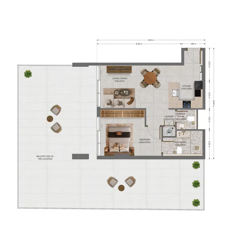 Imtiaz Development The Archive floor plan