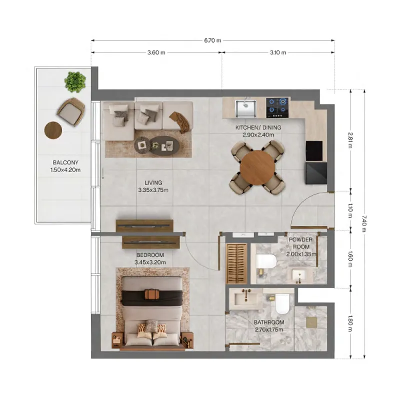 Imtiaz Development The Archive floor plan