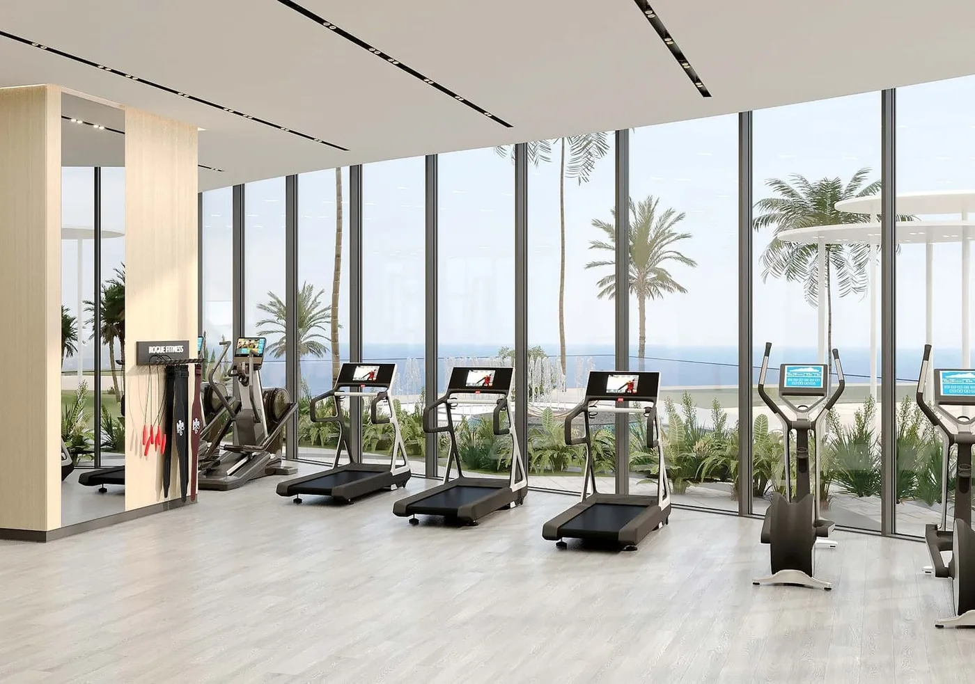 Gym amenity image at The Beach Residence