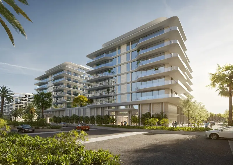 Exterior at The Blue Beach Residence in Al Hamriya Sharjah