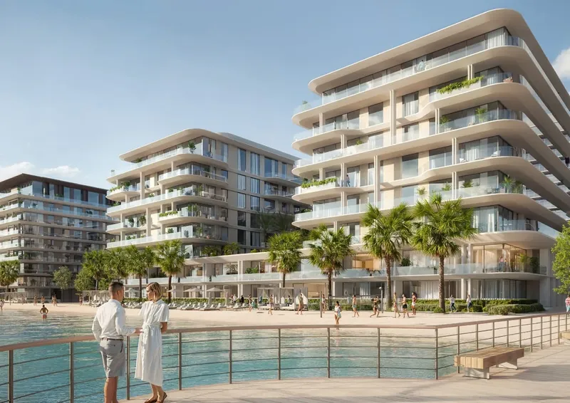 Exterior at The Blue Beach Residence in Al Hamriya Sharjah