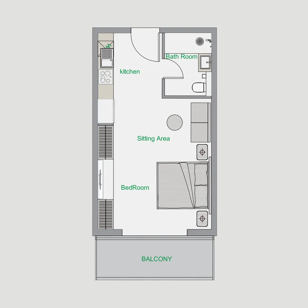 AQUA Properties The Central Downtown floor plan