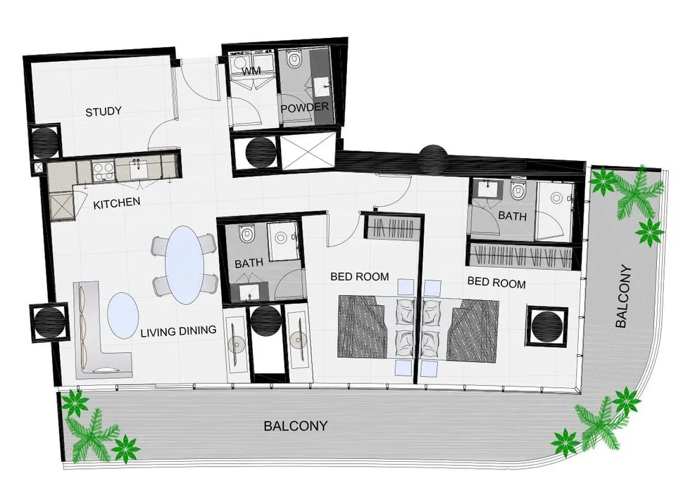 AQUA Properties The Community Sports Arena floor plan