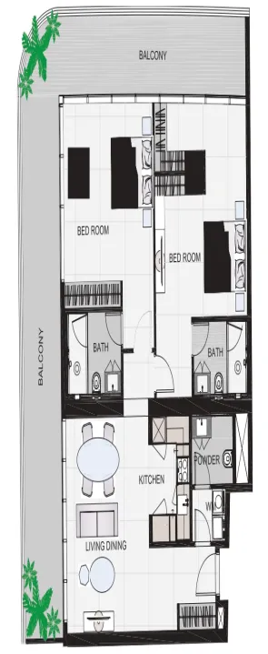 AQUA Properties The Community Sports Arena floor plan