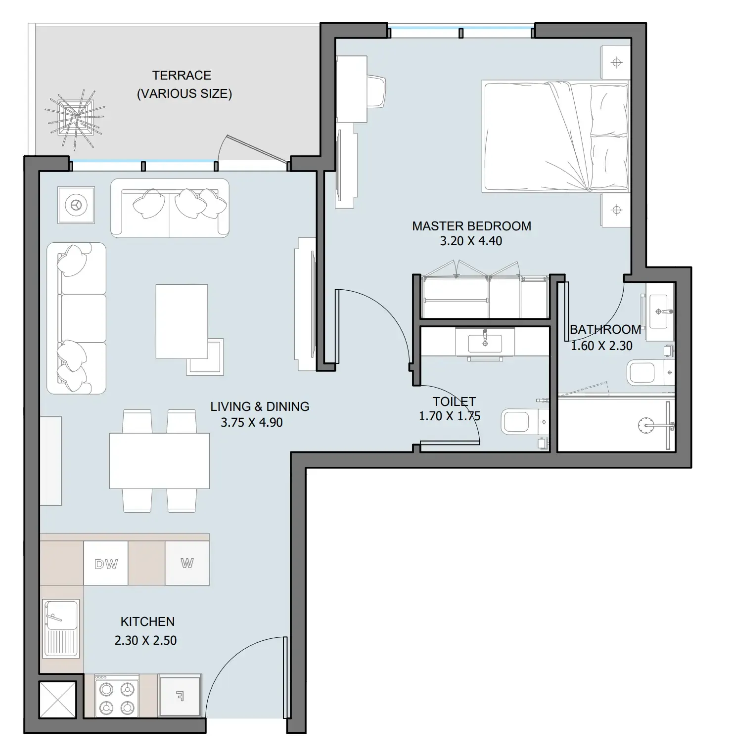Reportage Properties The District floor plan