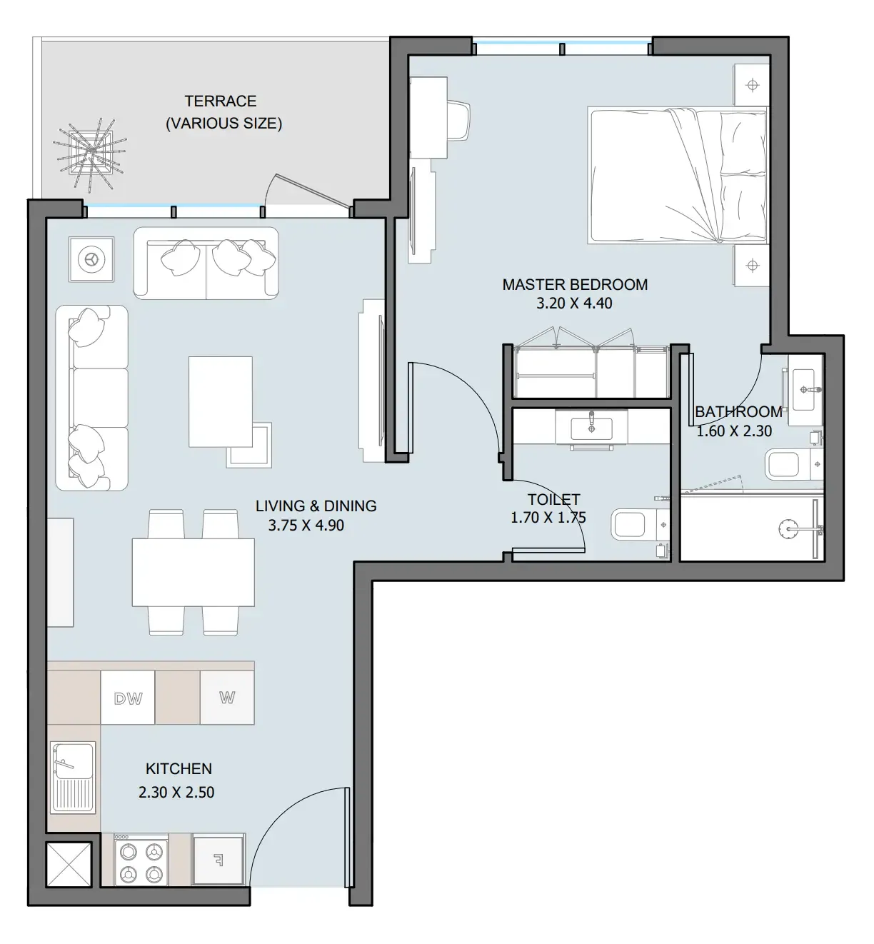 Reportage Properties The District floor plan